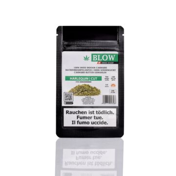 Kleine Blüten 5g Harlequin Grün Cut