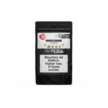 Kleine Blüten 25g V1 Schwarz Sparpack