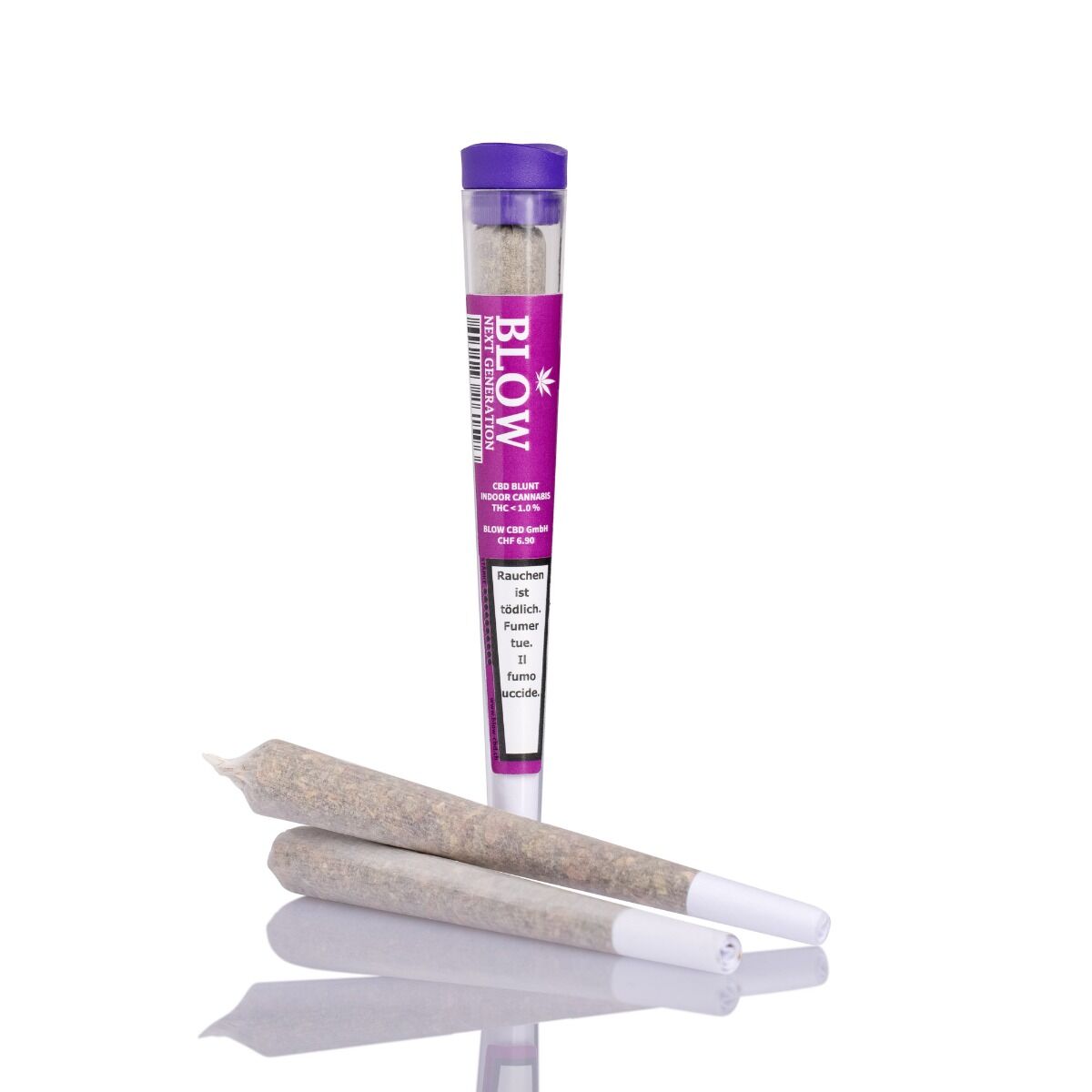 CBD Joint Einzeln Limoncello Violett Next Generation Produktbild