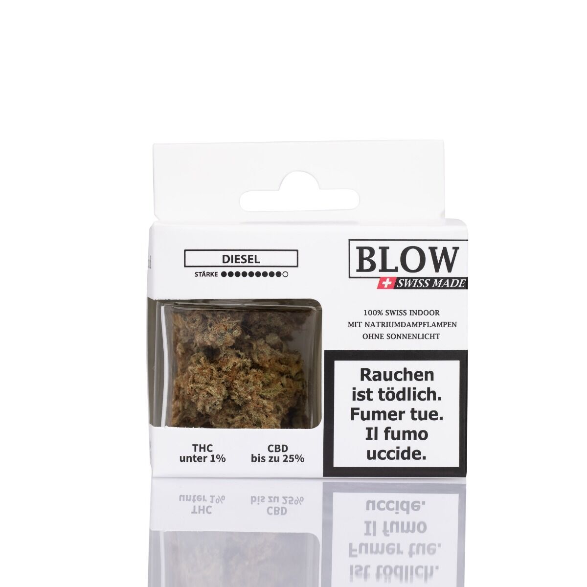 BLOW CBD Blüten 3g Diesel Weiss Handgeschnitten Produktbild