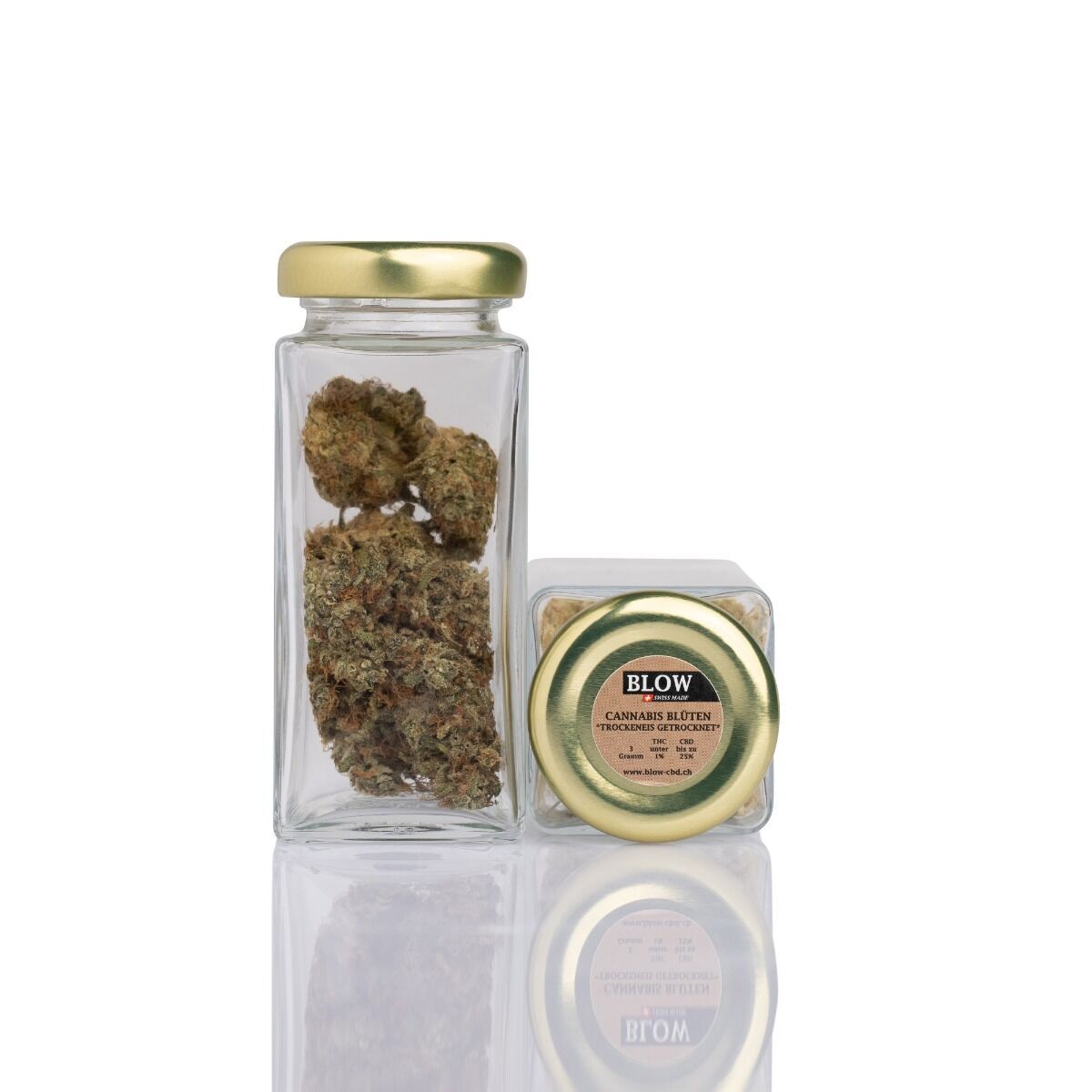 BLOW CBD Blüten 3g Bronze Gefriergetrocknet Produktbild